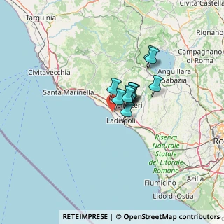 Mappa Viale Mediterraneo, 00052 Cerveteri RM, Italia (7.48667)