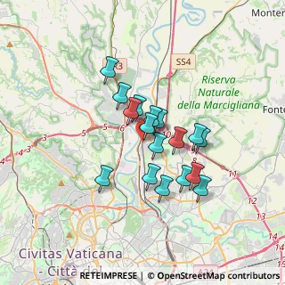 Mappa Via Monte S. Savino, 00100 Roma RM, Italia (2.74059)
