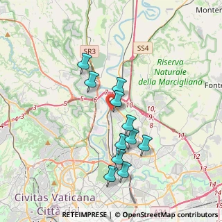 Mappa Via Monte S. Savino, 00100 Roma RM, Italia (3.52091)