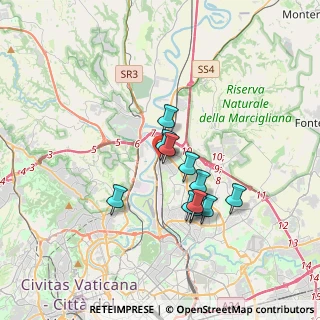Mappa Via Monte S. Savino, 00100 Roma RM, Italia (2.93727)