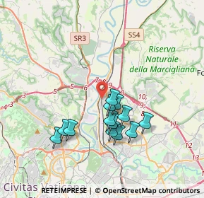 Mappa Via Monte S. Savino, 00100 Roma RM, Italia (3.32692)