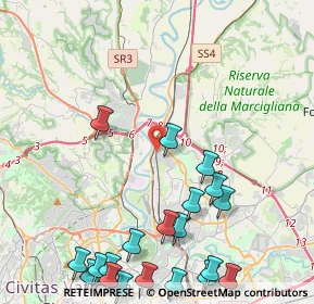 Mappa Via Monte S. Savino, 00100 Roma RM, Italia (6.1515)