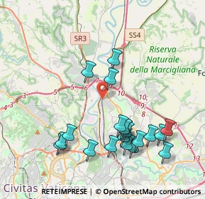 Mappa Via Monte S. Savino, 00100 Roma RM, Italia (4.44)