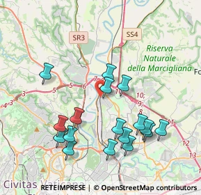 Mappa Via Monte S. Savino, 00100 Roma RM, Italia (4.20176)