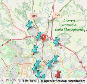 Mappa Via Monte S. Savino, 00100 Roma RM, Italia (4.97273)