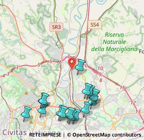 Mappa Via Monte S. Savino, 00100 Roma RM, Italia (5.29)