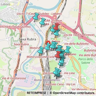 Mappa Via Monte S. Savino, 00100 Roma RM, Italia (0.8345)