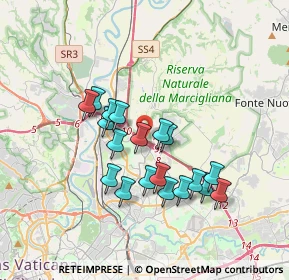 Mappa Circonvallazione Orientale, 00138 Roma RM, Italia (3.20737)