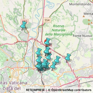 Mappa Circonvallazione Orientale, 00138 Roma RM, Italia (4.06111)
