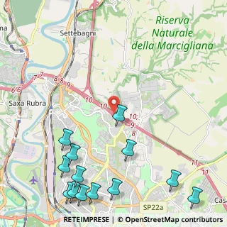Mappa Circonvallazione Orientale, 00138 Roma RM, Italia (3.29385)