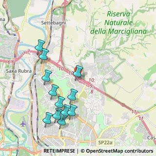 Mappa Circonvallazione Orientale, 00138 Roma RM, Italia (2.3275)