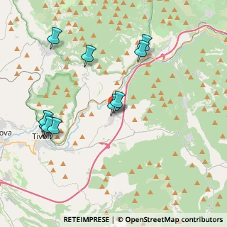 Mappa Via Aniene, 00024 Castel Madama RM, Italia (4.58455)