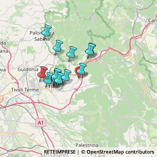 Mappa Via Aniene, 00024 Castel Madama RM, Italia (6.00438)
