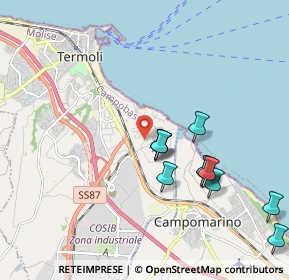 Mappa Via Rio del Croccolone, 86039 Termoli CB, Italia (2.09455)