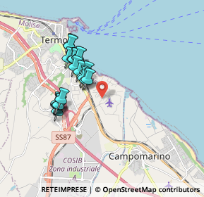 Mappa Via Rio del Croccolone, 86039 Termoli CB, Italia (1.612)