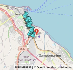 Mappa Via Rio del Croccolone, 86039 Termoli CB, Italia (1.42167)