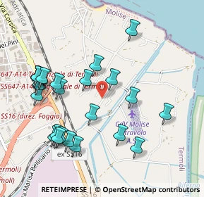 Mappa Via Rio del Croccolone, 86039 Termoli CB, Italia (0.57692)