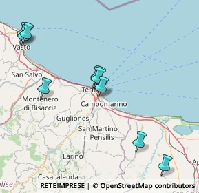 Mappa Via Rio del Croccolone, 86039 Termoli CB, Italia (22.10333)