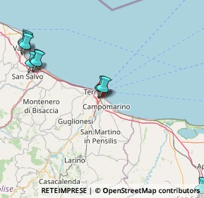 Mappa Via Rio del Croccolone, 86039 Termoli CB, Italia (25.39917)