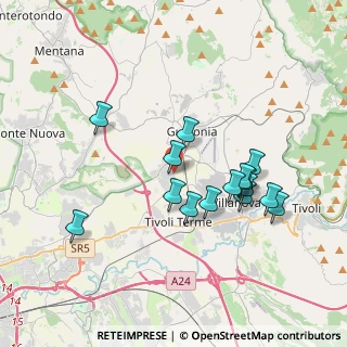Mappa Via Roma Fronte, 00012 Guidonia Montecelio RM, Italia (3.60133)