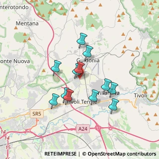 Mappa Via Roma Fronte, 00012 Guidonia Montecelio RM, Italia (3.08167)