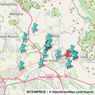 Mappa Via Roma Fronte, 00012 Guidonia Montecelio RM, Italia (3.74471)