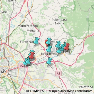Mappa 00012 Guidonia Montecelio RM, Italia (6.94688)