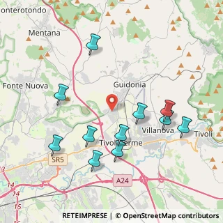 Mappa 00012 Guidonia Montecelio RM, Italia (4.41545)