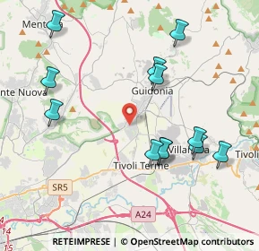 Mappa 00012 Guidonia Montecelio RM, Italia (4.48083)