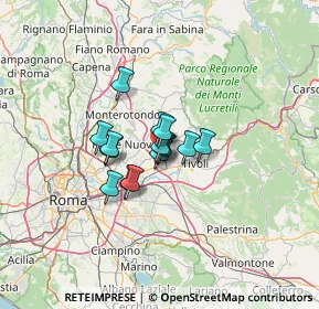Mappa 00012 Guidonia Montecelio RM, Italia (7.67867)