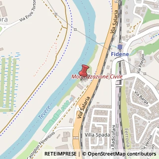 Mappa Via Salaria, 1075, 00138 Roma, Roma (Lazio)