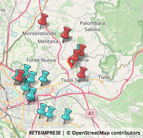 Mappa 00012 Guidonia Montecelio RM, Italia (9.453)