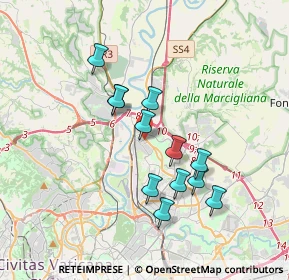 Mappa Piazza Stia, 00138 Roma RM, Italia (3.2725)