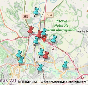 Mappa Viale Carmelo Bene, 00138 Roma RM, Italia (3.54154)