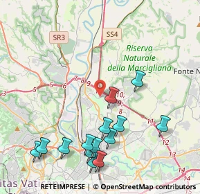 Mappa Viale Carmelo Bene, 00138 Roma RM, Italia (5.03857)