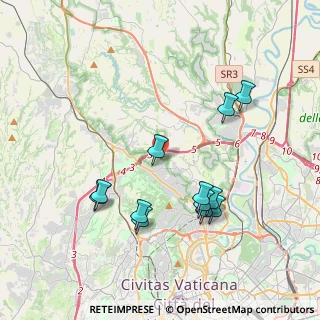 Mappa Via del Fosso del Poggio, 00189 Roma RM, Italia (4.08917)