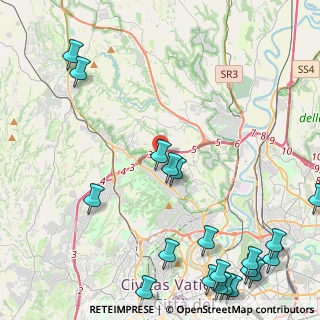 Mappa Via del Fosso del Poggio, 00189 Roma RM, Italia (6.9335)