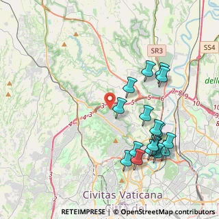Mappa Via del Fosso del Poggio, 00189 Roma RM, Italia (4.52647)