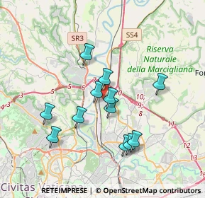 Mappa V.VENETO II°p LUCCA SEDE - OPERATIVA ROMA E PROVINCIA, 00100 Roma RM, Italia (3.36417)