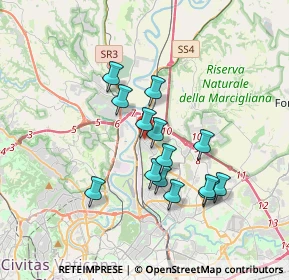 Mappa V.VENETO II°p LUCCA SEDE - OPERATIVA ROMA E PROVINCIA, 00138 Roma RM, Italia (3.18143)
