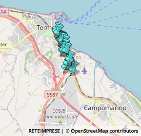 Mappa S.s 16 europa 2 km 547, 86039 Termoli CB, Italia (1.09278)