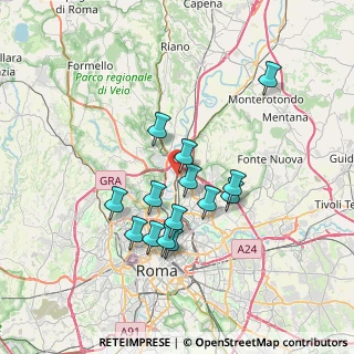 Mappa Fidene, 00138 Roma RM, Italia (6.48429)