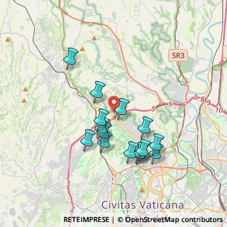 Mappa Via Barbarano Romano, 00189 Roma RM, Italia (3.49267)