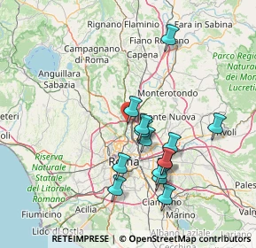 Mappa Via Nicolò Carosio, 00188 Roma RM, Italia (14.57286)
