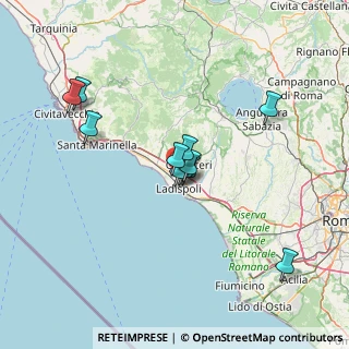 Mappa SS 1, 00052 Marina di Cerveteri RM (12.39909)
