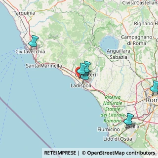 Mappa SS 1, 00052 Marina di Cerveteri RM (34.59235)