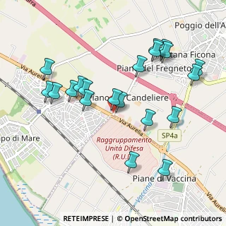 Mappa Via Fontana Morella, 00052 Ladispoli RM, Italia (1.0885)