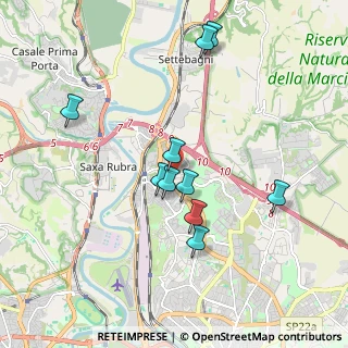 Mappa Via Novilara, 00138 Roma RM, Italia (1.88909)