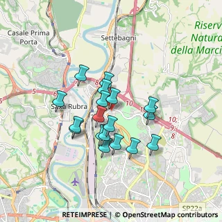 Mappa Via Novilara, 00138 Roma RM, Italia (1.46444)