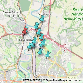 Mappa Via Novilara, 00138 Roma RM, Italia (1.356)